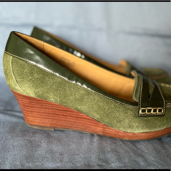 LLBean womens wedge loafer - Picture 3 of 5